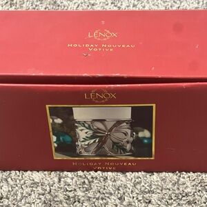 Lenox Holiday Nouveau Votive - Red and Gold